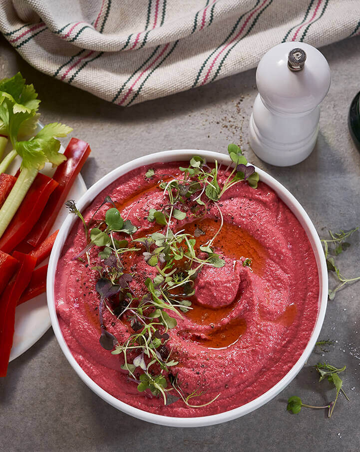 Beet Hummus Recipe Extra Virgin Olive Oil